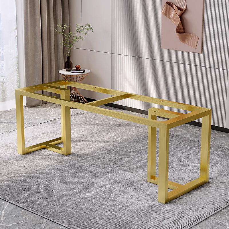 桌腿桌脚支架定制大理石岩板桌架不锈钢餐桌脚办公桌子腿现代