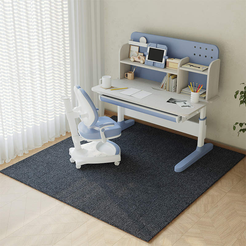 学习椅地垫长方形地毯电脑椅书房书桌转椅桌下地板儿童阅读区地垫
