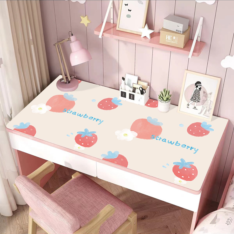 电脑办公桌垫无味硅胶书桌布in学生公风写字台专用桌垫防水油