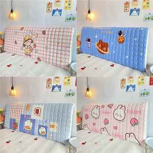 女童床头靠垫 板加厚米 床罩床头罩一体老式 木裙全柜222新款