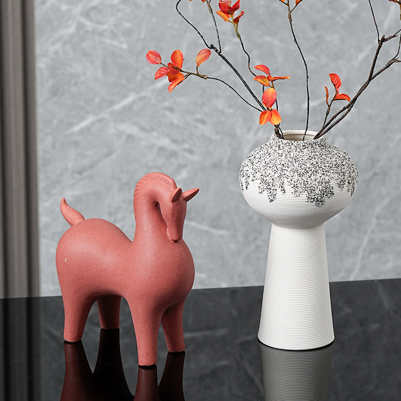 新客厅玄关电视柜摆设创意陶瓷马书房茶室样板间摆设器,家居饰品,装饰摆件,淘宝优惠券,粉丝福利购,淘宝优惠卷