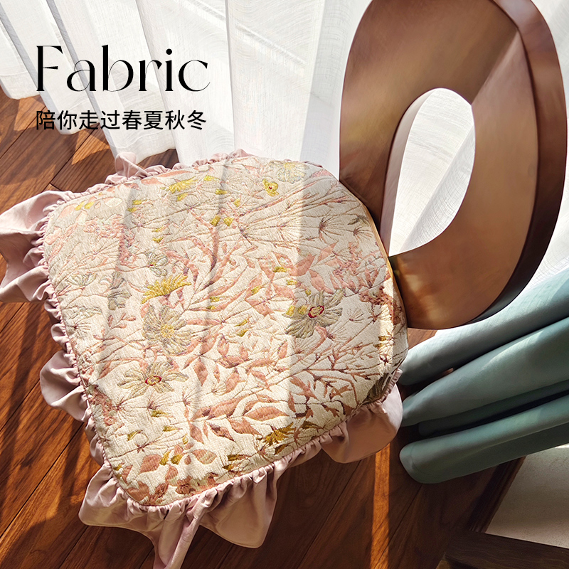 欧式椅垫坐垫冬季马蹄形防滑家用结婚红屁垫梯形四季通用客厅餐椅