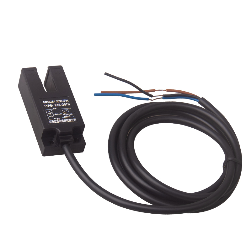 U槽型E3S-GS7N光电开关直流三线NPN常开SU-07X红外线对射感应开关
