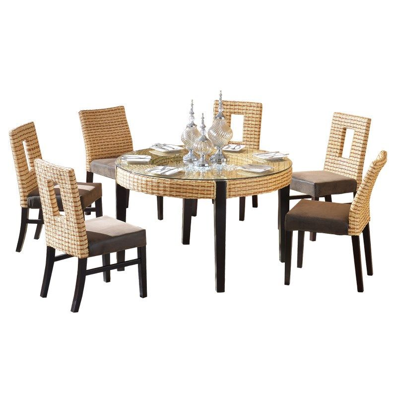 藤餐桌椅圆形米 现代藤艺小户型餐桌饭店藤编圆桌,住宅家具,玻璃餐桌,淘宝优惠券,粉丝福利购,淘宝优惠卷