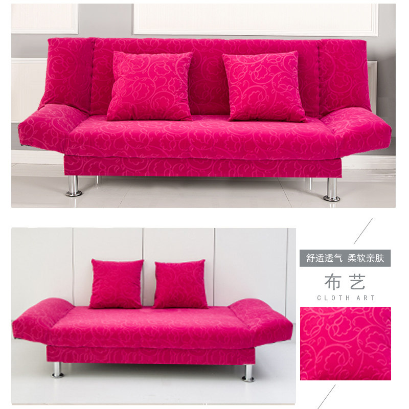 现代布艺两用沙发人人三人小户型卧室客厅沙发,住宅家具,布艺沙发,淘宝优惠券,粉丝福利购,淘宝优惠卷