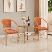 藤椅办公椅钢筋弹性透气加固手工编织加固电脑椅子