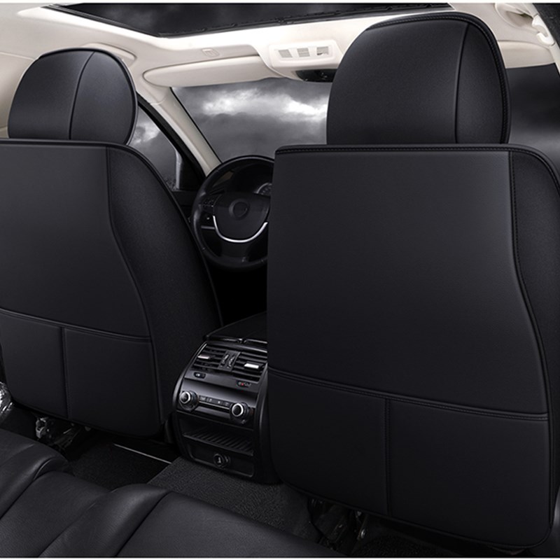 汽车坐垫四季通用朗逸速腾帕萨特迈腾卡通座垫皮革编织冬季座椅