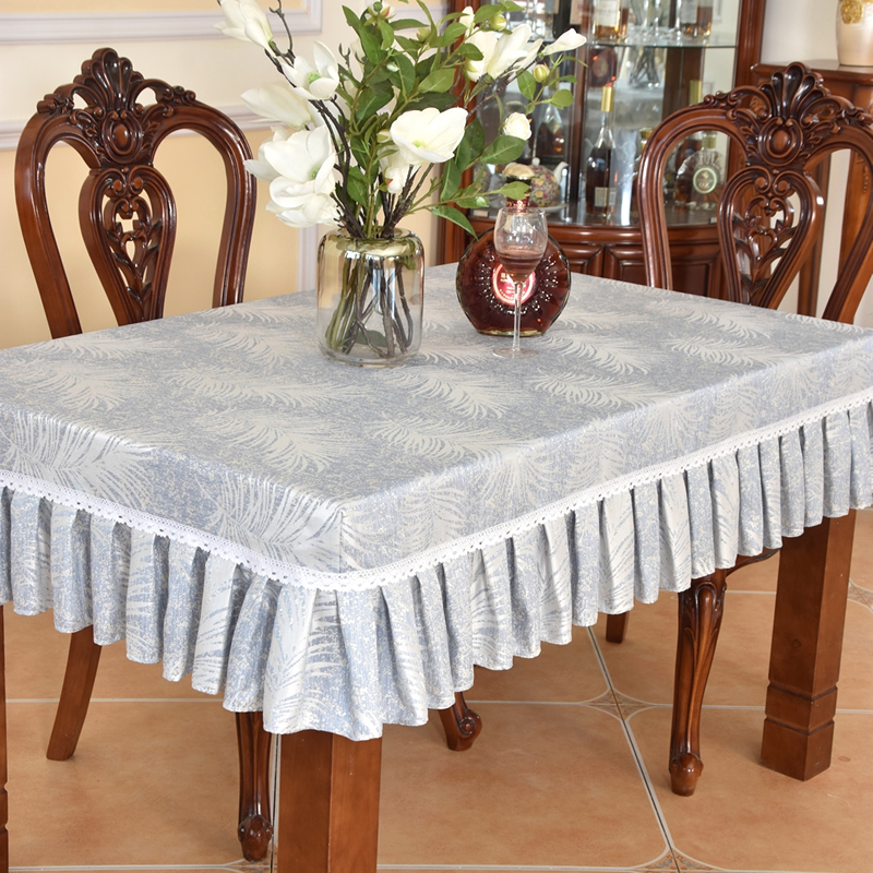 现代长方形方桌桌罩布艺家用餐桌布电视柜盖布高级感台布