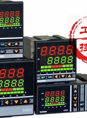 台松温控仪TESHOW EM605 705  905智能温控仪表PID调节控制器