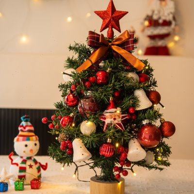 圣诞树圣诞装饰品家用小型迷你儿童礼物圣诞节装饰布置桌面小摆件