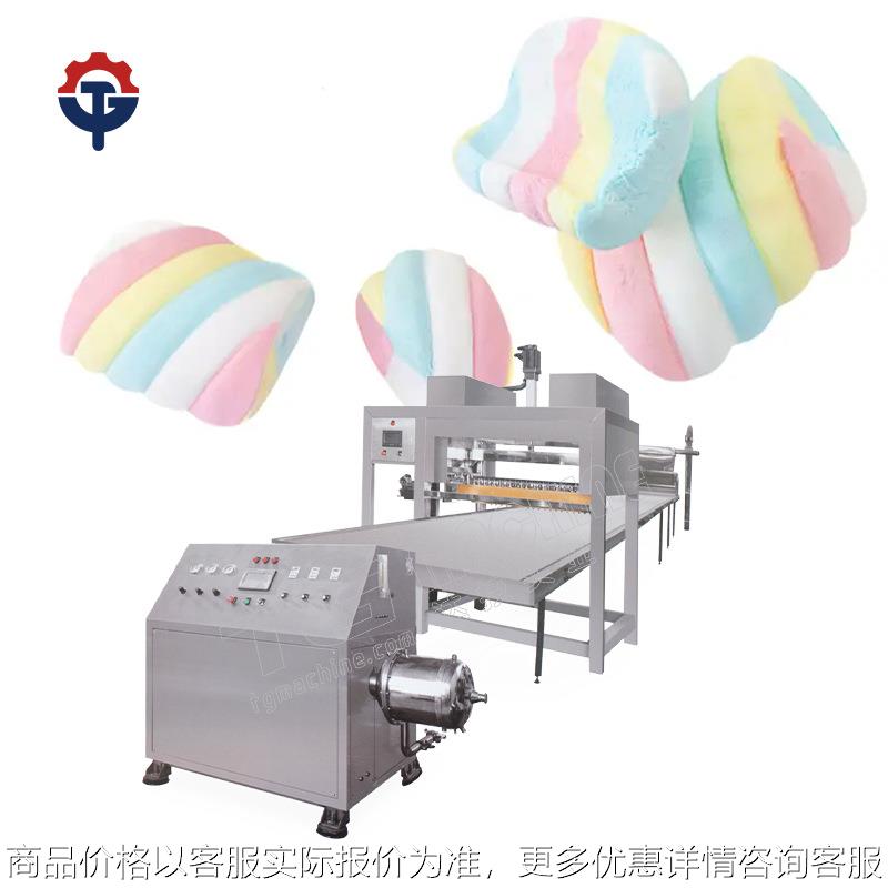 MH-100型全自动棉花糖挤出产线 优质糖果设备供应商 夹心棉花糖