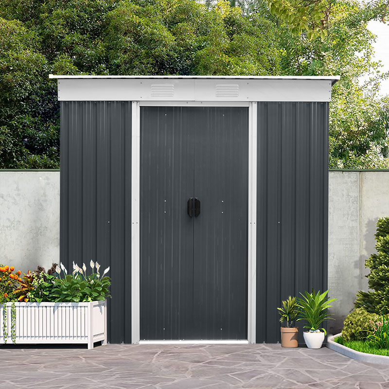 户外工具房室外庭院花园移动可拆卸储物收纳房活动彩钢简易杂物房