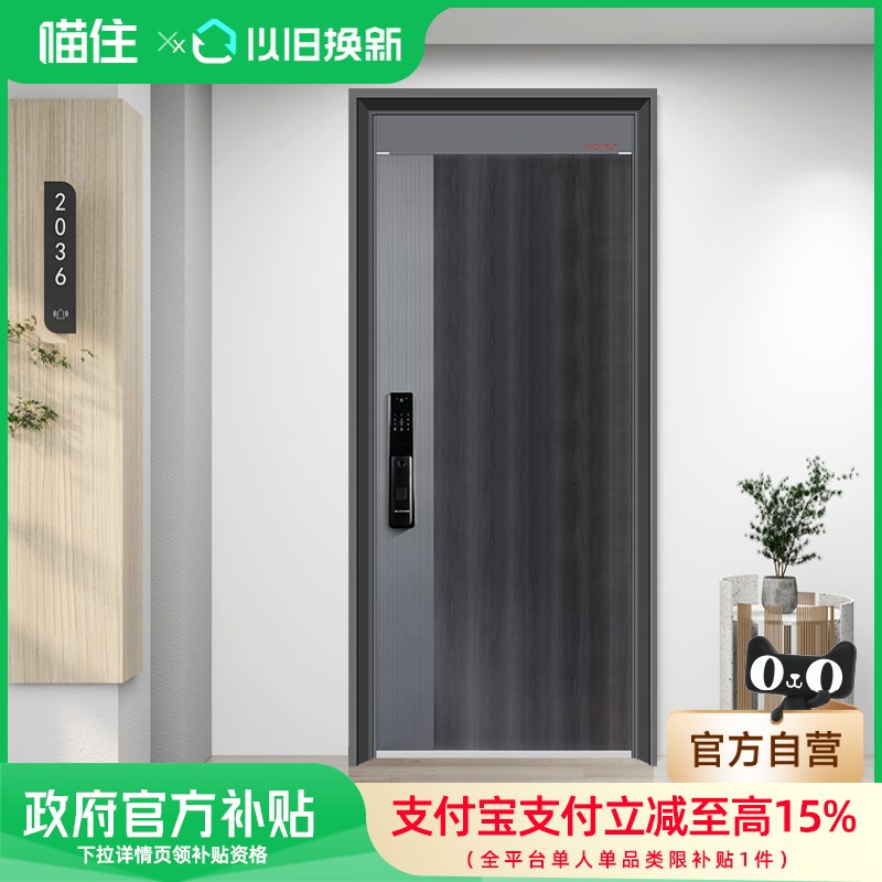 WL王力30智能防盗门家用定制入户门进户门别墅大门子母门GL098