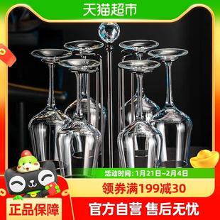 家用水晶玻璃葡萄酒杯高脚杯子醒酒器酒具 格娜斯高档红酒杯套装