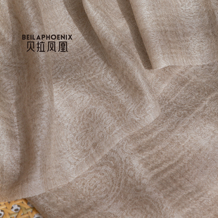 BeilaPhoenix高端品牌纯羊绒围巾薄款女大牌高级感秋冬披肩外搭