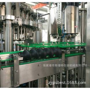 玻璃瓶汽水灌裝 可樂灌裝 機 張家港市全自動碳酸飲料灌裝