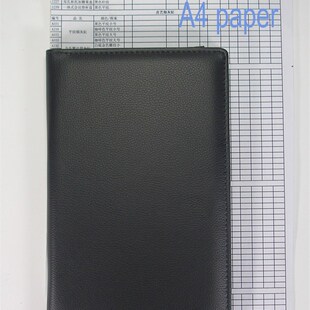 优质皮革收银夹高档单据票据夹收钱本结账本结钱本菜单点菜本菜谱