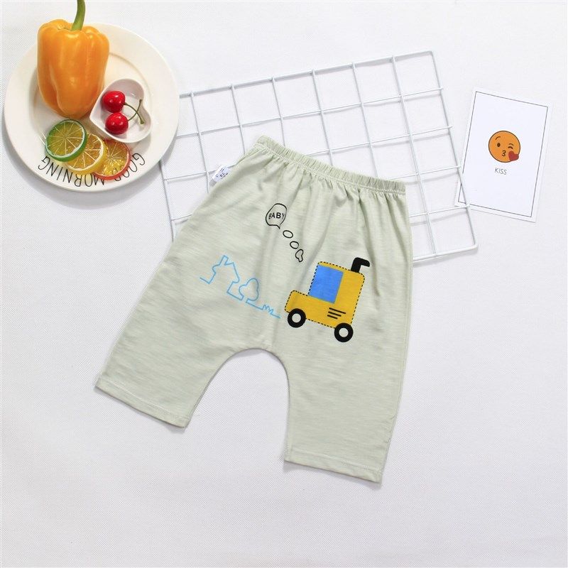 夏季纯棉3宝宝裤子6男女童薄款七分裤1婴儿大屁屁裤2岁卡通大PP裤,童装/婴儿装/亲子装,裤子,淘宝优惠券,粉丝福利购,淘宝优惠卷