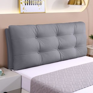 新款 靠背板免洗防水粘贴 床头靠垫软包猫爪布榻榻米奶油风简约欧式