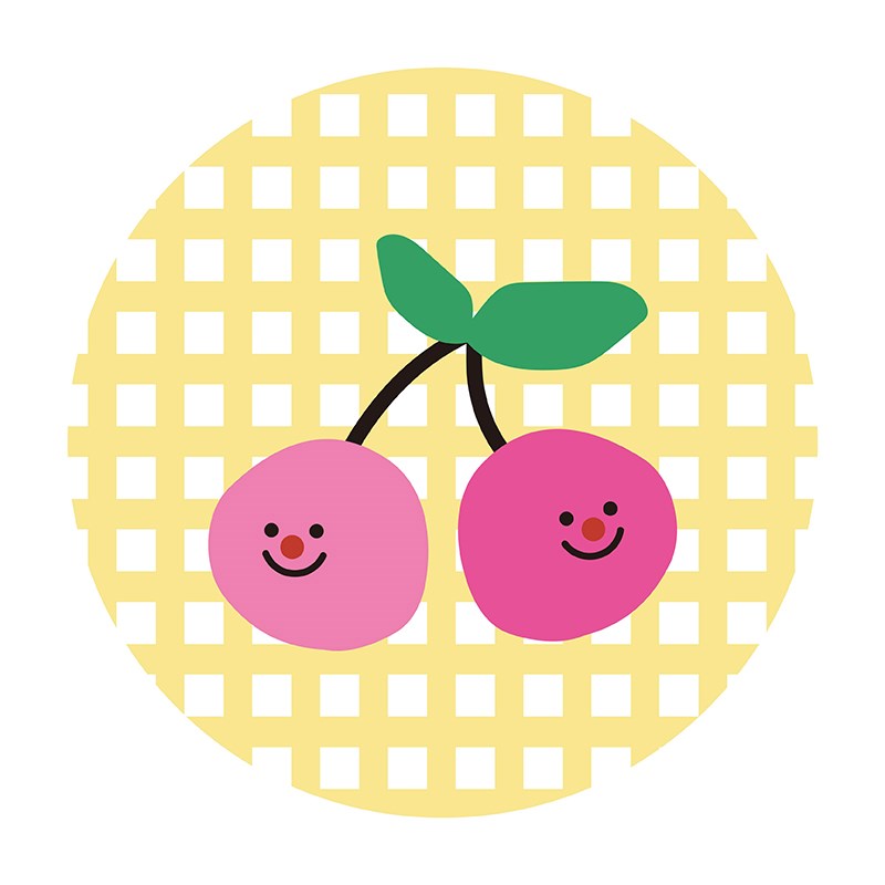 韩式格子樱桃皮革吸水杯垫隔热餐垫咖啡杯茶水碗盘垫桌面保护垫子