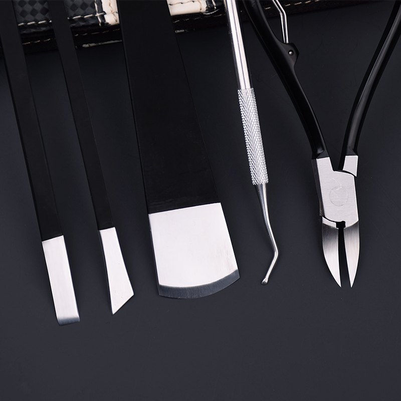 修脚刀套装扬州三把刀甲沟锰钢锋利指甲刀灰甲死皮老茧搓脚扦脚刀