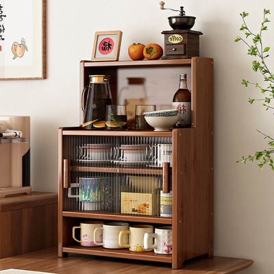 厨房桌面多功能置物架杯架碗碟收纳架多层防尘储物架2024新款橱柜