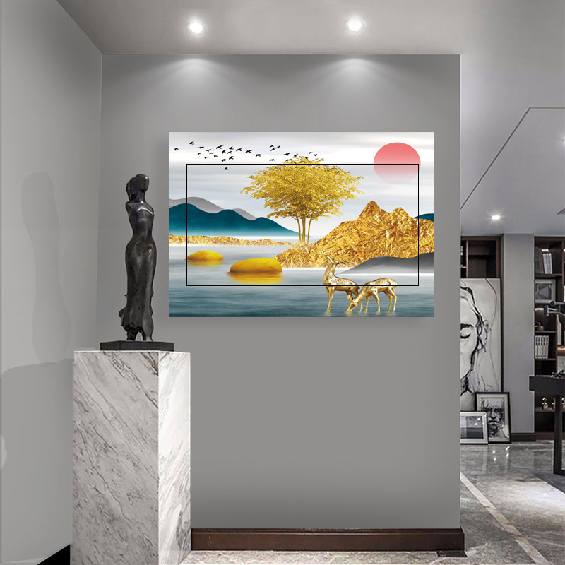 电表箱贴纸自粘配电箱轻奢装饰画免打孔遮挡家用开关电箱遮丑贴画,家居饰品,现代装饰画,淘宝优惠券,粉丝福利购,淘宝优惠卷