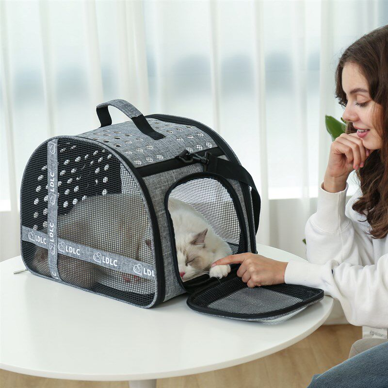 祺晟防抓透气手提猫包单肩小型猫咪笼子小型狗宠物兔子外带便携包