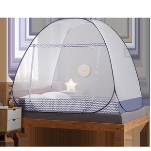 1.8 2019年家用免安装 1.5 1.9 2米 钢丝蒙古包蚊帐可折叠广东1.2