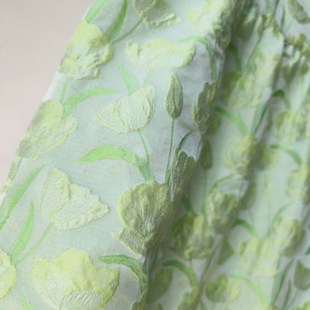 浅绿色小清新气质收腰无袖背心裙显瘦夏季新款连衣裙小众漂亮裙子