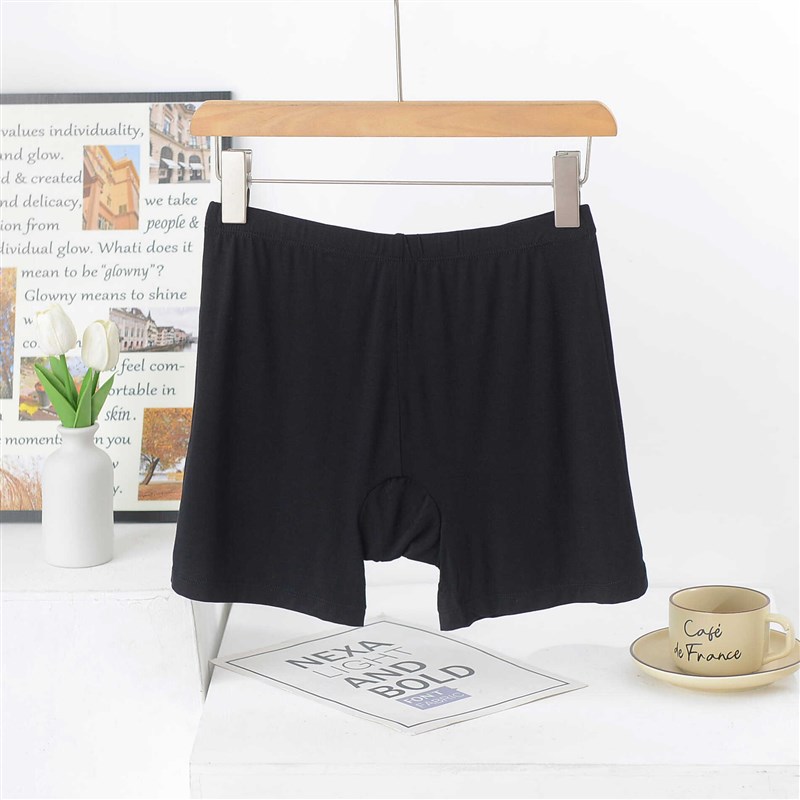 安全裤防走光女夏天薄款竹纤维打底内穿保险短裤平角裤三分高腰裤