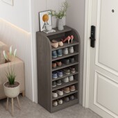 全实木鞋 架家用门口室内墙角窄置物架多层简易小户型省空间收纳鞋