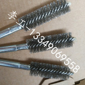 加工氧化铝磨料丝孔刷 304不锈钢丝管道刷 打磨钢丝刷