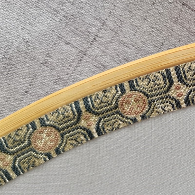 新款30至50厘米空白团扇子竹悬挂式画框手绘工笔古典宫廷风定制