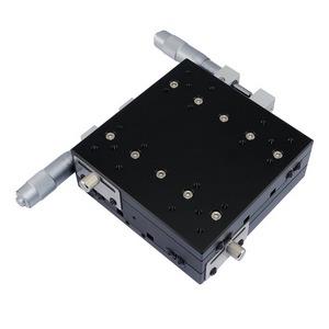 XY轴100*100LY100-L交叉导轨微调平台LY100-LM位移平台微调架