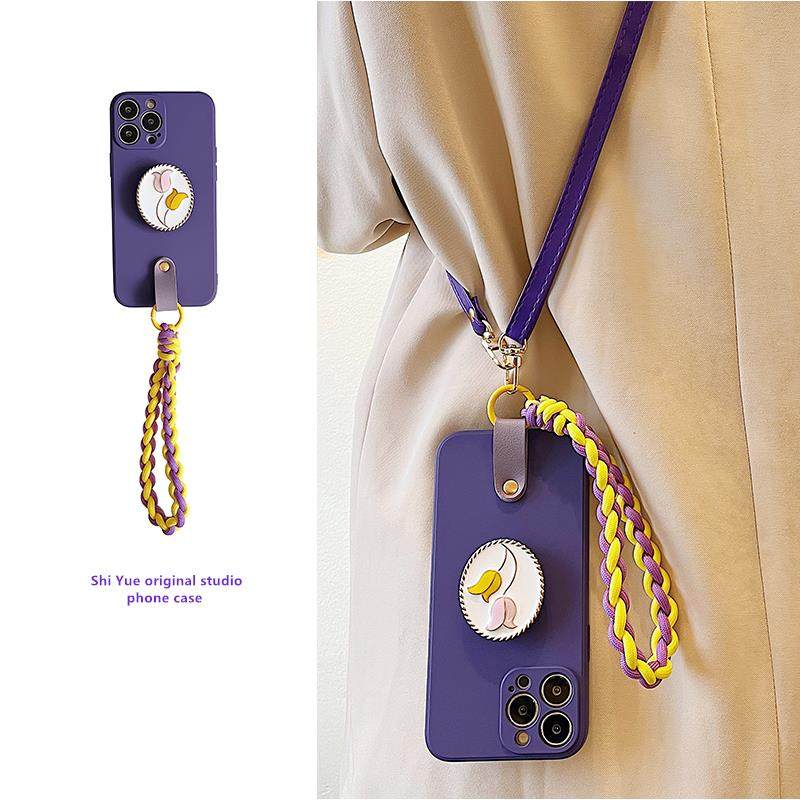 vivox90pro+手机壳vivox80挂绳x60斜挎x100背带x50郁金香支架x70pro新款vivox90s高级感x100s女ultra潮nex3s