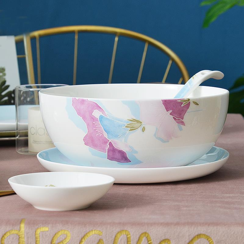 光国瓷HG201907 轻奢瓷碗碟华套装 新婚乔骨迁送礼 中餐具套装礼