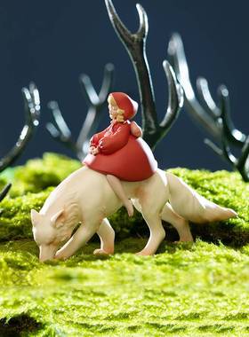 白夜童话HBB《雪公主北》欧礼风酒柜装饰白玄关摆件家居饰品物书