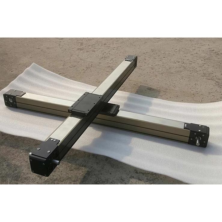 时代YHM超群06款同步直 线皮带模组十字导轨滑线台可步进带马达伺