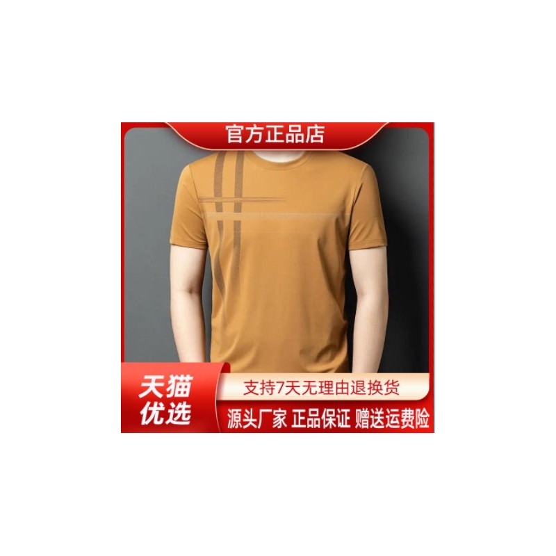 锋界服饰夏季新款短袖t恤男士圆领休闲百搭半袖衫薄款上衣服男装
