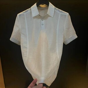 舍予甄选32026夏季新款男士老钱风翻领休闲短袖polo衫