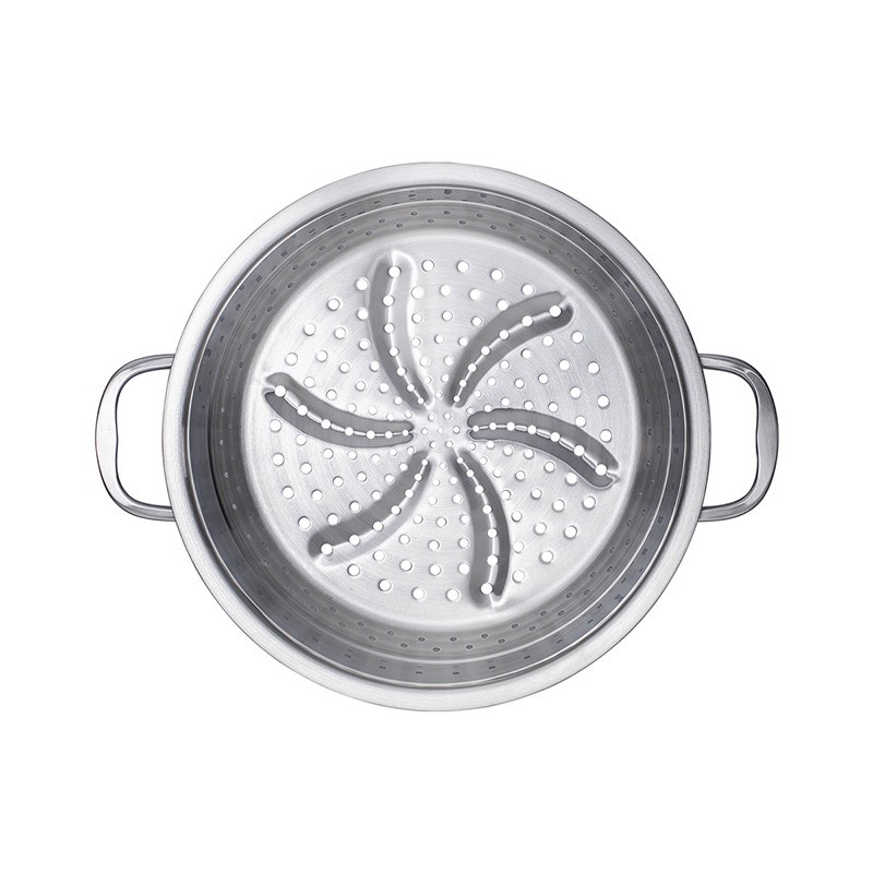 慕厨蒸笼加高加深304不锈钢家用蒸格蒸屉汤锅蒸锅配件28/30/32cm