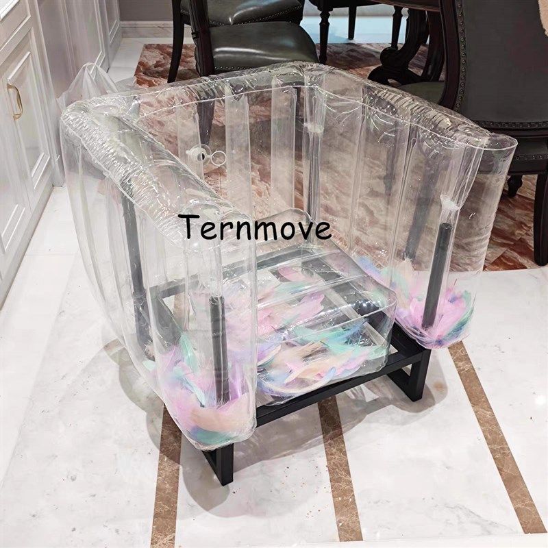 充气透明椅咖啡厅拍照沙发加厚椅子客厅会客透明单人凳子摄影摆拍,商业/办公家具,商业美陈,淘宝优惠券,粉丝福利购,淘宝优惠卷