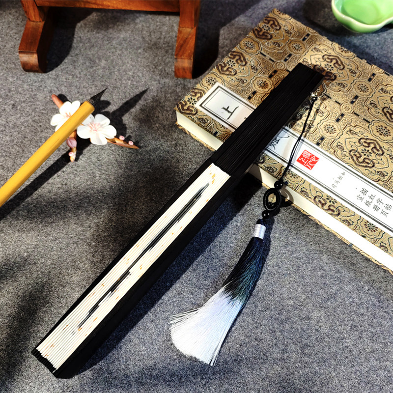 【清静经 书法扇子】折扇中国风古风茅山扇道士太极创意礼品10寸,居家日用,扇子,淘宝优惠券,粉丝福利购,淘宝优惠卷