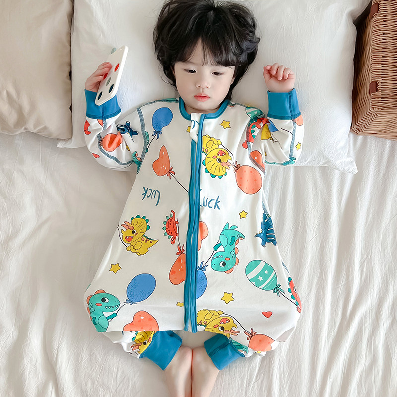 婴儿睡袋春秋儿童空调房薄款纯棉宝宝护肚防踢被分腿卡通四季通用,婴童用品,睡袋/防踢被,淘宝优惠券,粉丝福利购,淘宝优惠卷