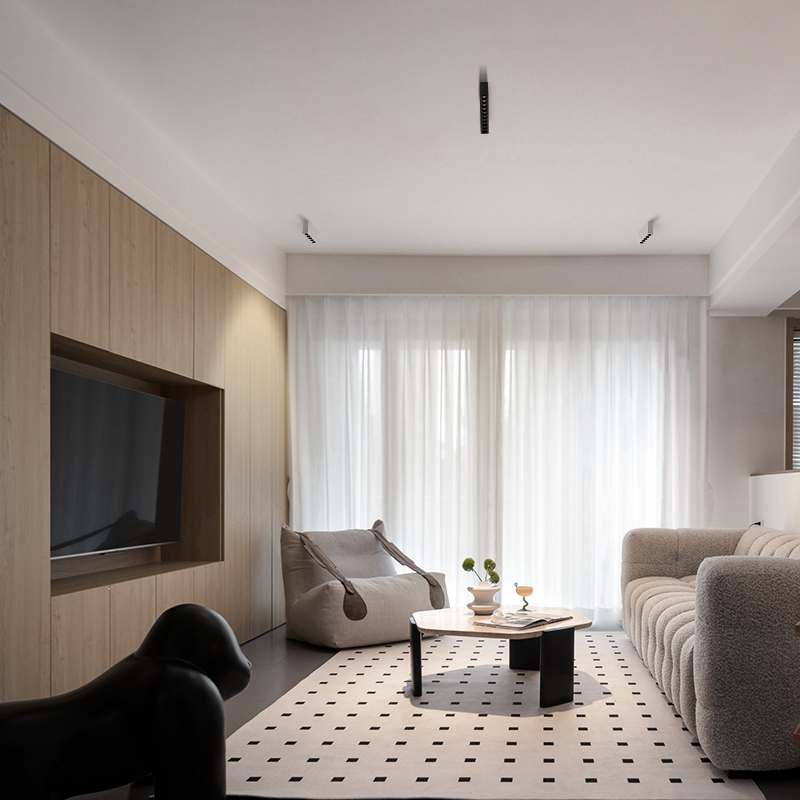 明装条形格栅灯 多孔吸顶极简客厅多头防眩LED免钻孔长条线条射灯