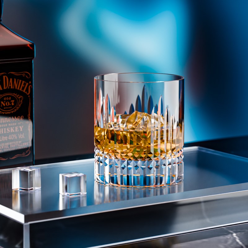 2024新款威士忌酒杯高级感水晶玻璃高级感威士忌洋酒杯子冰球杯