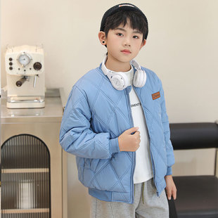 整块棉衣儿童校服神器男童羽绒棉保暖外套女童加绒中大学生内胆冬
