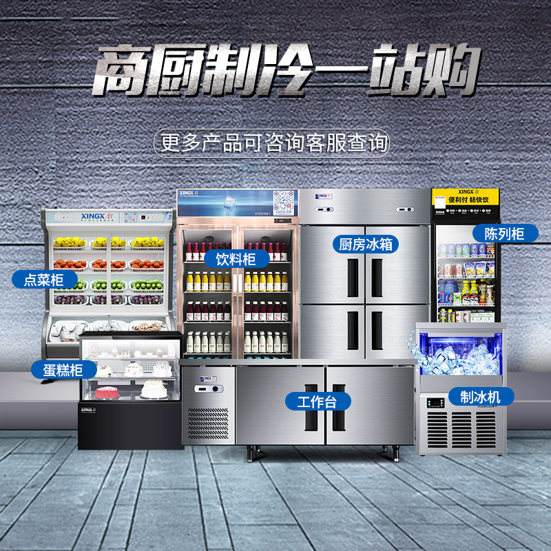 星星冷藏柜230F饮料柜便利店冷藏展示柜超市商用冰箱立式展示冰柜