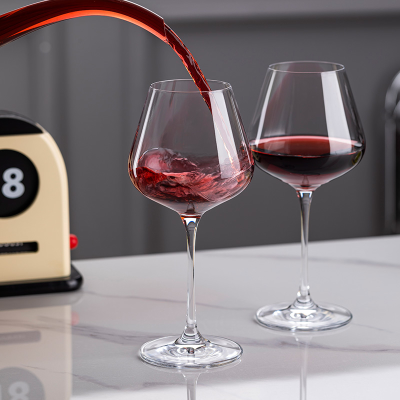 轻奢葡萄酒杯洋酒杯子专用套装带醒酒器红酒杯家用水晶玻璃高脚杯